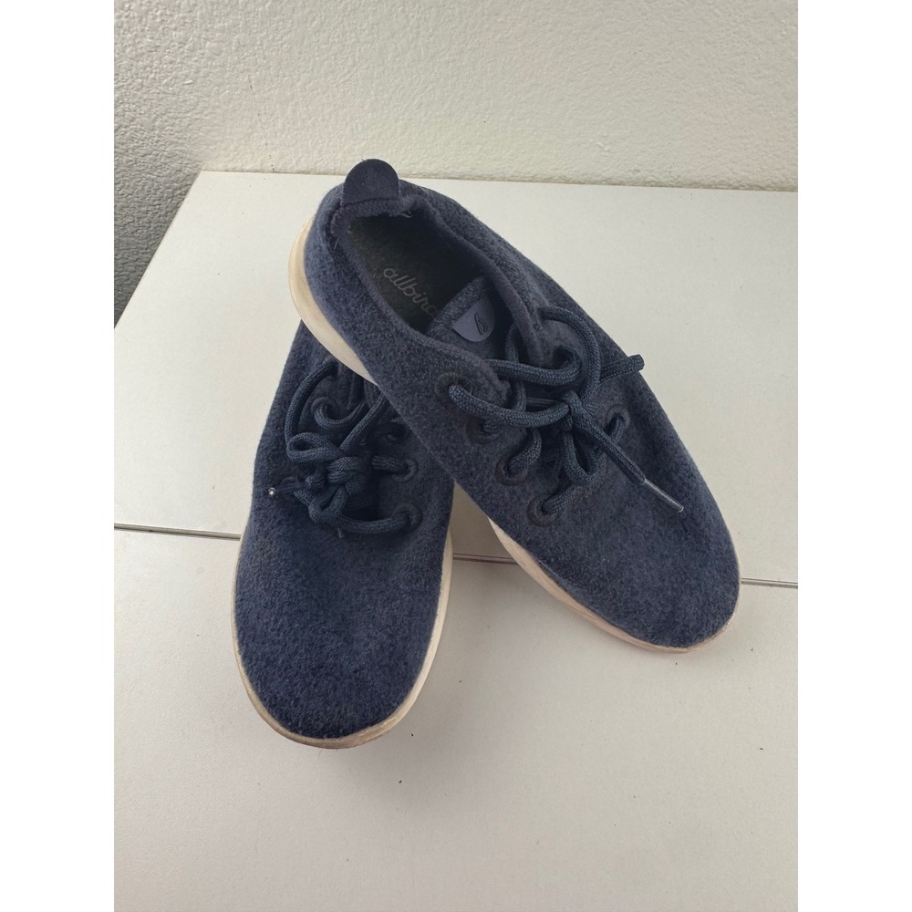 Allbirds Wool Runners Womens Size 7 Navy Blue Walking Shoes‎ Sneakers